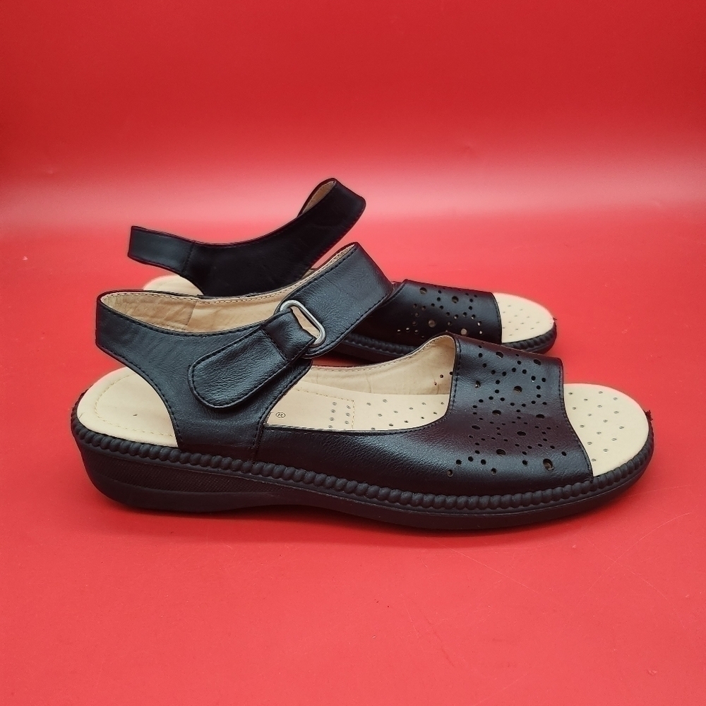 Rasolli Shoes Women's 8.5 Comfort Sandals Black - Picture 6 of 10